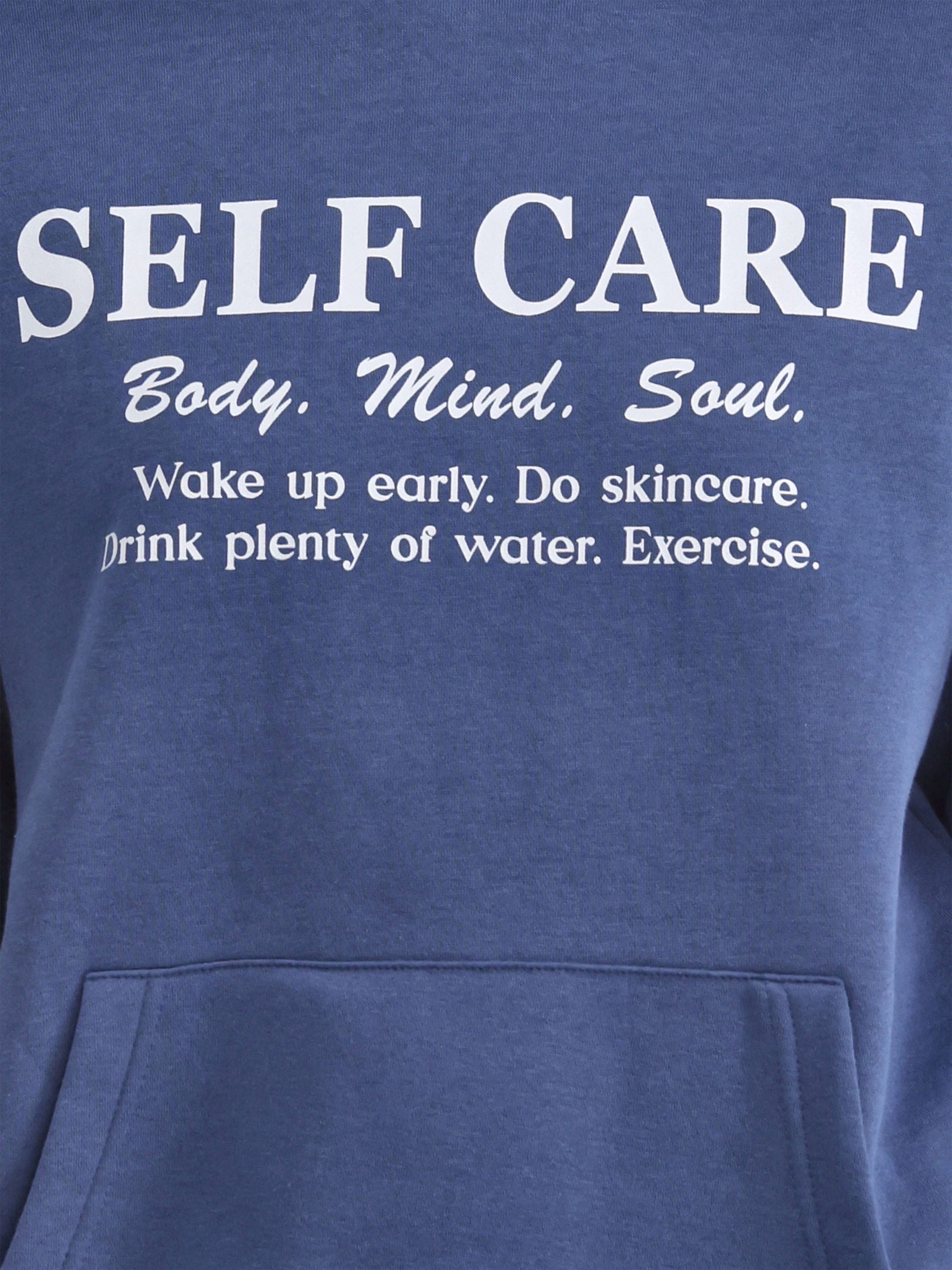 No Boundaries Oversized Printed Hoodie, Women's and Women’s Plus