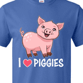 thumbnail image 4 of Inktastic I Love Piggies- cute pig T-Shirt, 4 of 5
