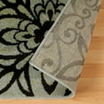 thumbnail image 2 of Leigh Modern Polypropylene Floral Medallion Indoor High Traffic Runner Rug - 2' 7" x 8', Blue, 2 of 3