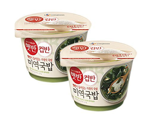 Seaweed + Soft Tofu, 6-Pack CJ Cupbahn Hatbahn Microwavable Rice Bowls