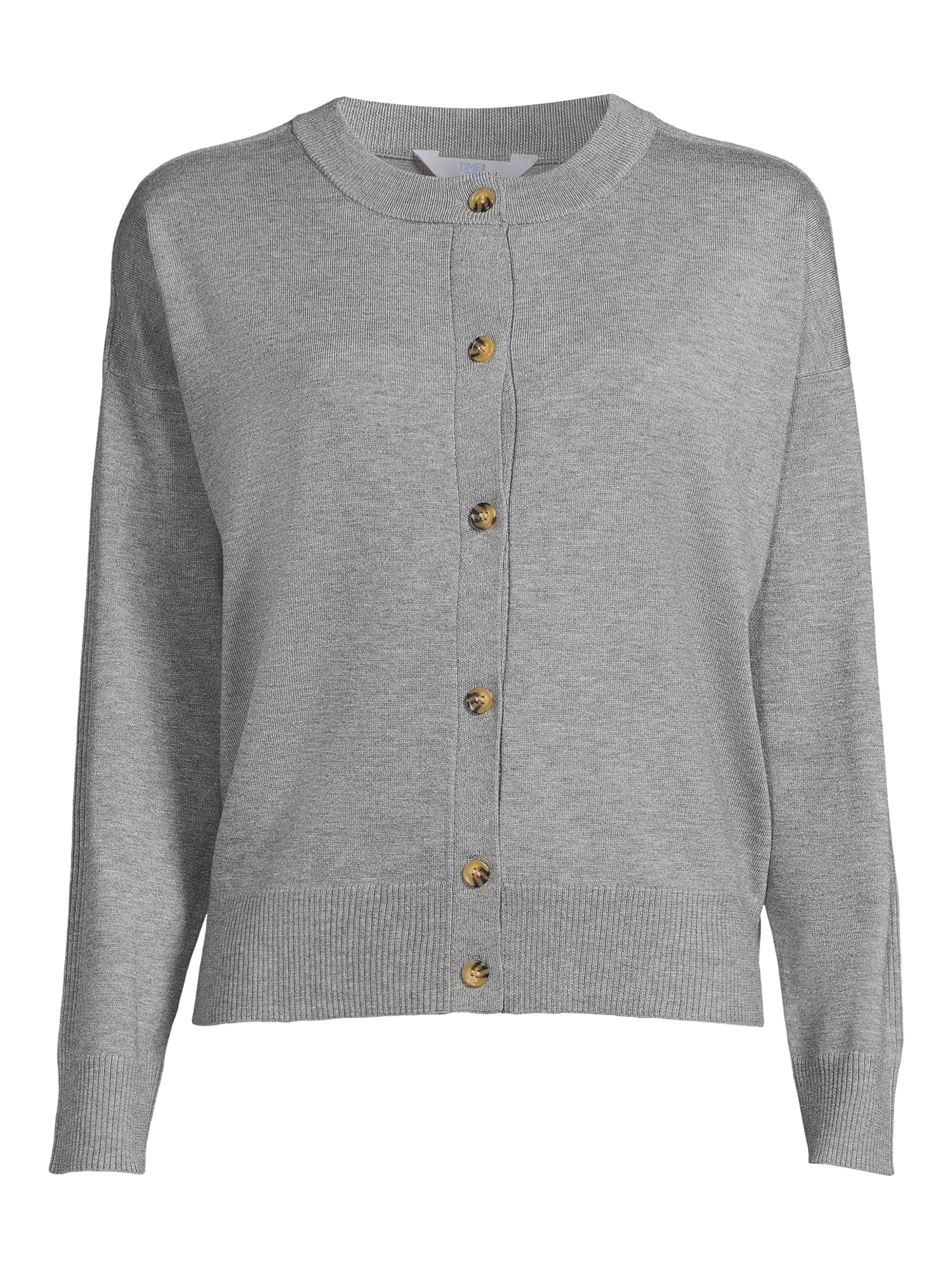 Button Front Cardigan Sweater - Walmart 
