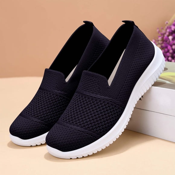 Willtoo Orthopedic Casual Shoes for Women Arch Support Golf Shoes Breathable Slip on Non Slip Hiking Shoes Mesh Stretch Comfortable 2026 Orthopedic Shoes