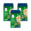 Gerber Baby Cereal, 2nd Foods, Organic Oatmeal Millet Quinoa, 8 OZ (Pack of 3)
