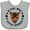 AC-Heather Grey, variant on Inktastic A Girl Who Loves Horses Girls Baby Bib