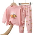 thumbnail image 4 of HCNTES Toddler Baby Girl Outfit Long Sleeve Sweatshirts Pants Clothes Set Fall Winter Sweatshirt Pullover Tops Jogger Pants Toddler Girl Gift Set&nbsp;,Sizes 3-6 Months, 4 of 4