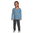 thumbnail image 4 of Garanimals Toddler Girl Solid Fleece Joggers, Sizes 2T-5T, 4 of 6