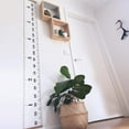 thumbnail image 6 of Baby Growth Height Chart Handing Ruler Wall Decor for Kids, Canvas Removable Height Growth Chart 79" x 7.9" (Black & White), 6 of 9