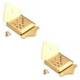 thumbnail image 3 of relayinert Mandolin Tailpiece Triangular Stringed Replacement Part with Screws Decorative Repair Guitar String Accessory 1 2Set, 3 of 6