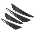 thumbnail image 1 of 4 unids/set Universal de fibra de carbono parachoques Canards alerón de labios apto para Honda Jadeshay A, 1 of 8