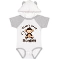 thumbnail image 3 of Inktastic Daddys Little Monkey Boys or Girls Baby Bodysuit, 3 of 5