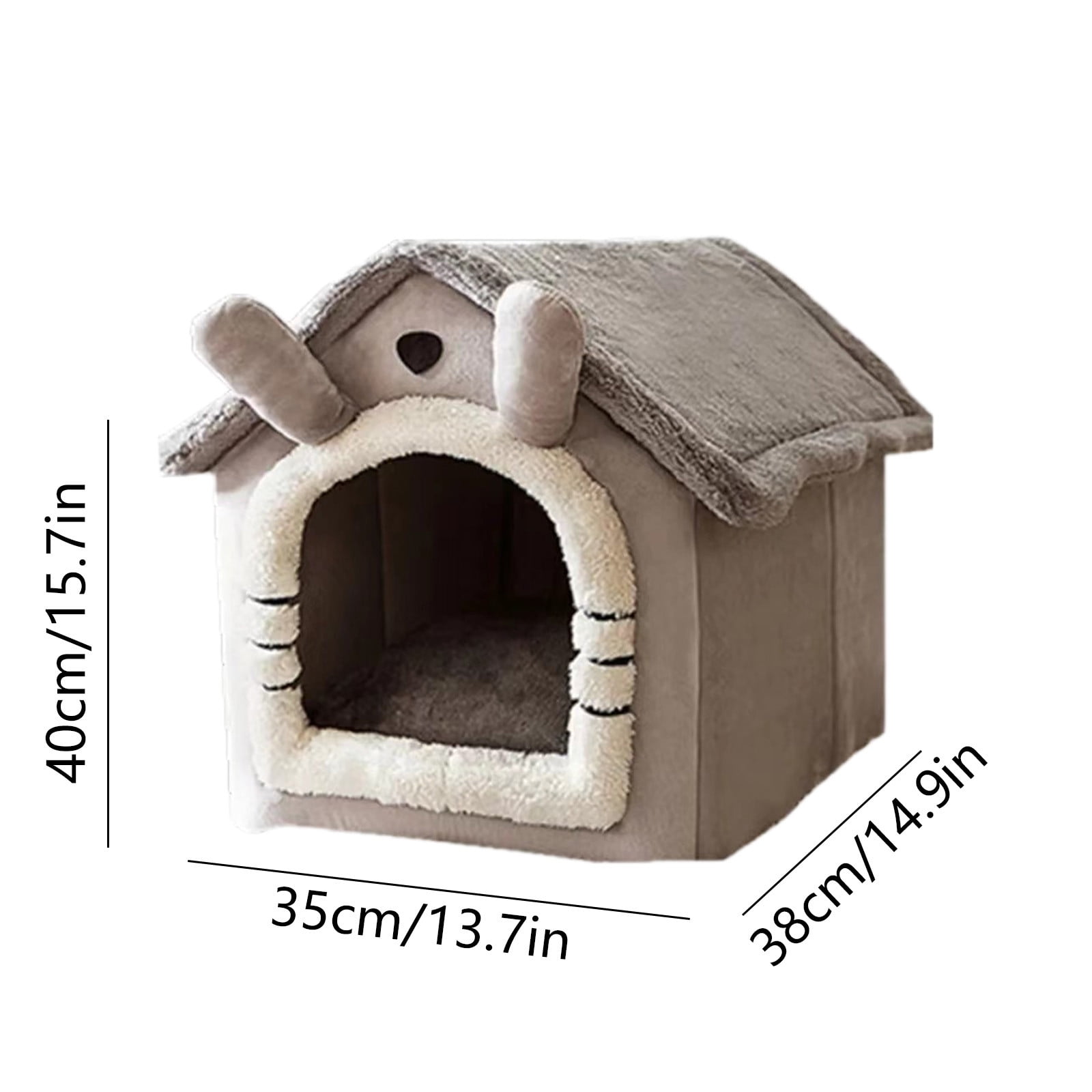 JLFNYA Indoor Dog House Winter Warm Dog House Insulation Washable Dog Kennel Cat Hideaway for Small and Medium-Sized Dogs and Cats