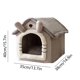 thumbnail image 3 of Caseta plegable para perros, caseta para perros pequeños, medianos y gatos, cálida para invierno, para chihuahuas, productos para mascotas, cesta, cueva para cachorros, sofá, caseta para gatos., 3 of 6