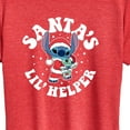 thumbnail image 3 of Lilo & Stitch - Santas Lil Helper - Women's Short Sleeve Graphic T-Shirt, 3 of 5