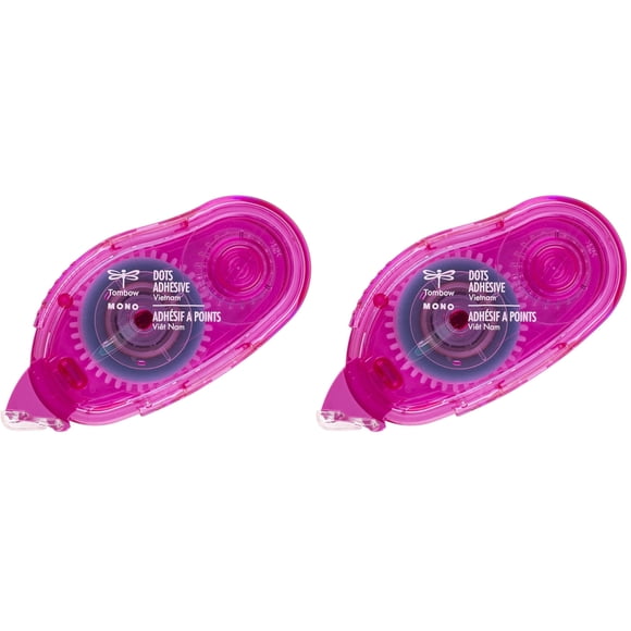 Aplicador de Puntos Adhesivos Tombow 62147 Mono Multicolor (x2)
