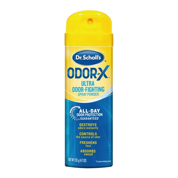Dr. Scholl’s Odor-X Odor-Fighting Spray Powder (4.7 oz) for All-Day Odor Protection