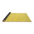 thumbnail image 2 of Ahgly Company Indoor Rectangle Solid Yellow Modern Area Rugs, 5' x 8', 2 of 4