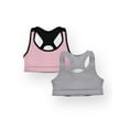 thumbnail image 2 of Athletic Works Girls Sports Bra, 2 Pack, Sizes XS-XXL, 2 of 4