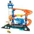 thumbnail image 7 of Hot Wheels City Attacking Shark Escape Playset with 1 Toy Car in 1:64 Scale, Length 21.3 in, 7 of 7