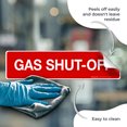 thumbnail image 4 of Gas Shut-Off Sign, Fire Safety Sign,, 4 of 8
