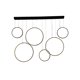thumbnail image 1 of Lámpara Candil Colgante LED Bubbles Luxica Lighting Negro, 1 of 5