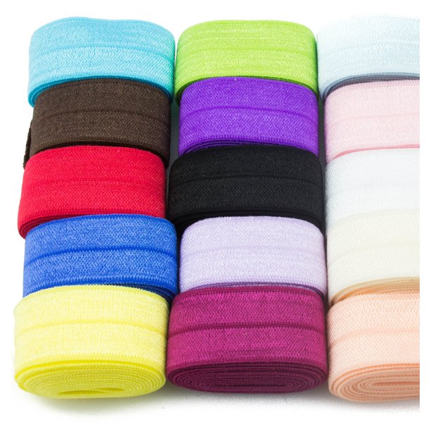 Jlika JLIKA Fold Over Elastic Stretch Foldover FOE Elastics for Hair