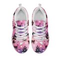 thumbnail image 2 of HELLHERO Lightweight Running Sneakers for Gym Walking, Mesh Low Top Soft Running Shoes, Ghost Cat Pattern, 2 of 11