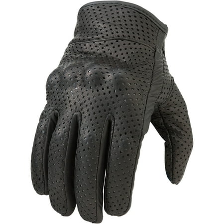 Z1R 270 Motorcycle Glove Short Cuff (Black, (Best Short Cuff Motorcycle Gloves)