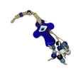 thumbnail image 2 of Wall Hanging Evil Eye , blue evil eye wall hanging, wall art , Cross, lucky charm, great home gift, 2 of 2