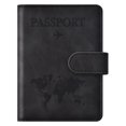 thumbnail image 1 of Funda para pasaporte Eoehro Passport Wallet con bloqueo RFID, color negro, 1 of 7
