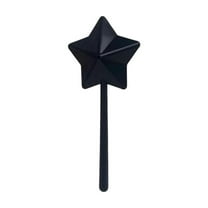 MOPOOR Salt and Pepper Wand Shaker Magic Fairy Star, Pentagram Shape, Three Hole Dispenser, Refillable, Removable, Light, One Hand Operation, Kitchen Accessories for Halloween and Christmas