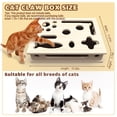 thumbnail image 4 of Caja rompecabezas para rascar de madera maciza JHMFDDSB, lima de uñas para gatos, 4 of 7