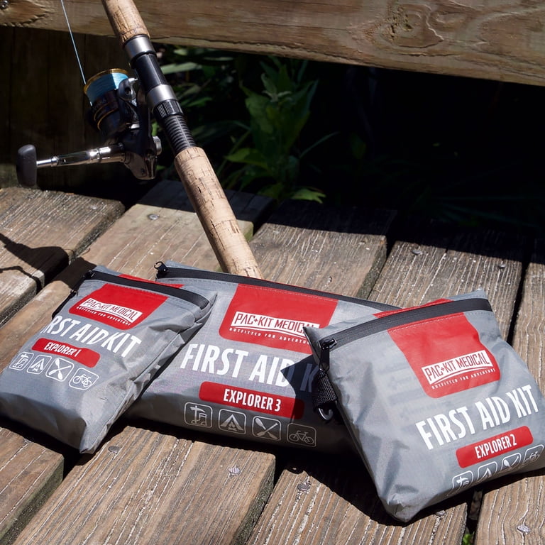Pac-Kit Watertight Explorer 1 First Aid Kit for Hiking, Camping
