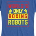 thumbnail image 3 of Rock 'Em Sock 'Em Robots - World Only Boxing Robots - Women's Short Sleeve Graphic T-Shirt, 3 of 5