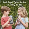 thumbnail image 5 of Bentgo Kids Water Bottle - Leak-Proof, Durable Tritan PFAS- & BPA-Free 15 fl oz, Kids/Toddlers Ages 3+ for School & Sports; Bite & Sip Spout, Carrying Handle, Dishwasher Safe (Ballet and Bows), 5 of 8