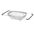 thumbnail image 2 of Maomm Expandable Retractable Drain Basket Rubber Grip Expandable Drain Rack Handles Stainless Steel Oval Colander Sink Vegetables Draining Rack, 2 of 8