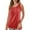 Wine, variant on WREESH Women Summer Sleeveless Pleated Tank Top Round Neck Casual Tunic Shirt Solid Color Blouse