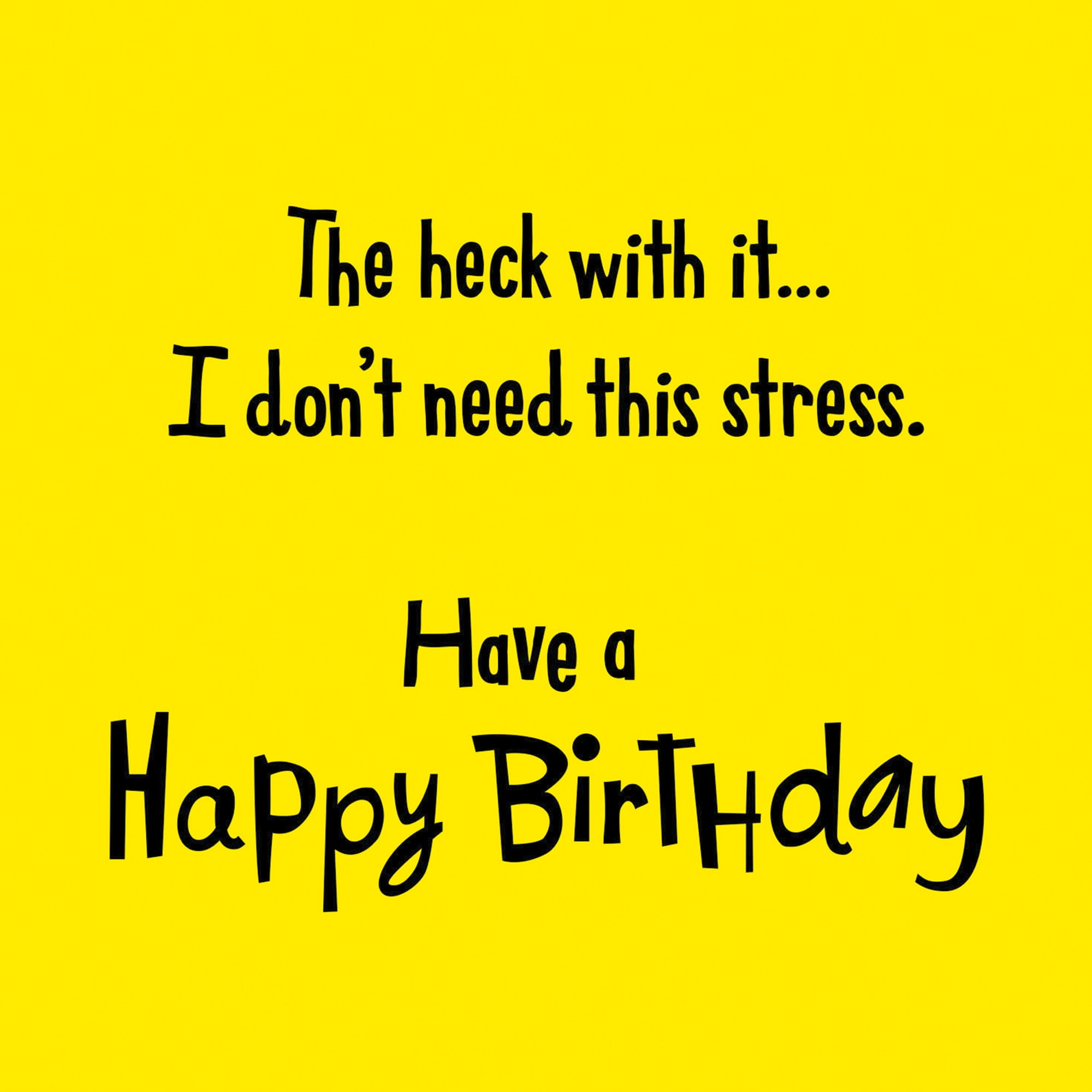 Hallmark Funny Birthday Card (Pondered. Struggled. Racked. Decided.)
