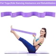 thumbnail image 5 of Elastic Yoga Stretching Strap, Multi-Loop for Physical Therapy, Pilates, Yoga, Dance purple 9 grids, 5 of 5