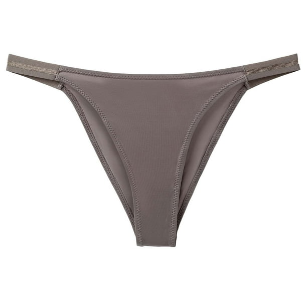 Thong For Women Cotton Underwear Low Rise Panties Woman G String Thongs ...