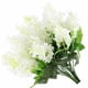 thumbnail image 5 of Ramo de flores artificiales Jumpingount decoración floral centro de mesa 5 cabezas 4 piezas blanco, 5 of 6