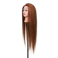 thumbnail image 1 of Cabeza de maniquí femenino cabeza de entrenamiento de peinado profesional para estudiante de peluquería yeacher Jefe de formación, 1 of 7