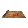 thumbnail image 2 of Ahgly Company Indoor Square Patchwork Brown Transitional Area Rugs, 5' Square, 2 of 4