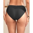 thumbnail image 2 of Braguitas de bikini Zmart para mujer, cobertura total, color negro, talla L, 2 of 6
