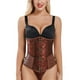 thumbnail image 2 of Corsé de corte para mujer, pluma, terciopelo, lazo navideño, moldeador de cuerpo, ropa moldeadora Fridja nalpqowj25075, 2 of 4
