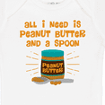 thumbnail image 4 of Inktastic Peanut Butter Spoon Boys or Girls Baby Bodysuit, 4 of 5