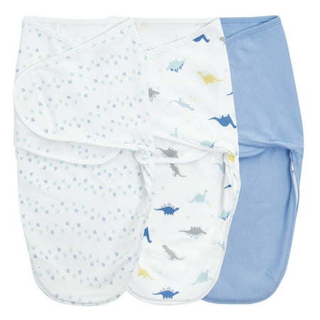UPC: 0842332148995 | Aden + Anais™ Essentials Wrap Swaddles  100% Cotton  Dino-Rama  Boys  Newborn  0-3 Months  3-Pack