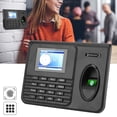 thumbnail image 1 of Access Control System, Time Attendance Machine with Biometrics Fingerprint Recognition, Color Screen Check In Out Reminder for Employee Management, Time Clocks for Employees, 1 of 7