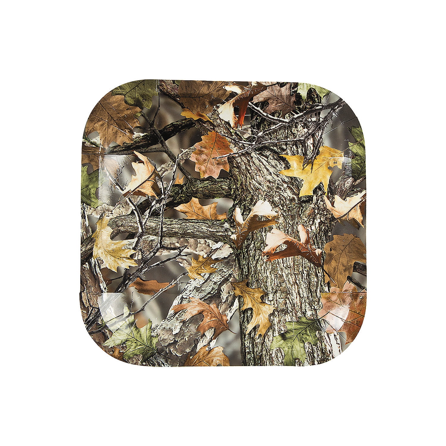Hunting Camo Dessert Plates (25Pc) Party Supplies 25 Pieces