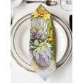 thumbnail image 2 of nqOlkjepod Summer Sunflowers Cloth Napkins Set of 6 Reusable Dinner Napkins, Watercolor Floral Blossoms Retro Cocktail Napkin Washable Table Napkins for Wedding/Holiday Party/Baby Shower 20"x20", 2 of 8