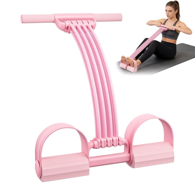 Pedal Resistance Band for Home GymAdjustable Elastic Pull Rope Exerciser for Abdomen and WaistMultifunction Sit Up Fitness Equipment for Leg StretchingPortable Strength Trainer